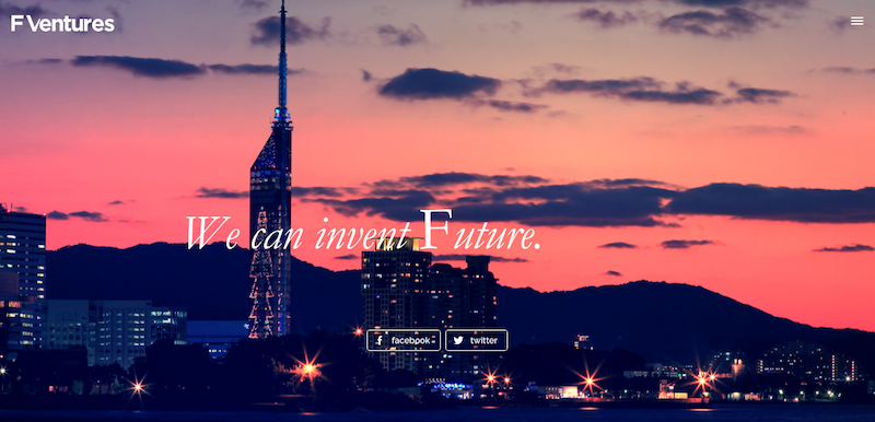 F Ventures LLPの公式サイトをキャプチャした画像