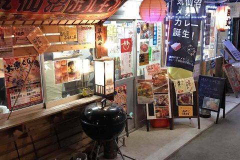 気仙沼横丁の様子を写した写真
